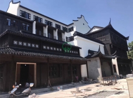 瀏陽防腐木門頭；裝飾-湖南防腐木廠家
