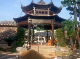 岳陽涼亭-長(zhǎng)沙防腐木